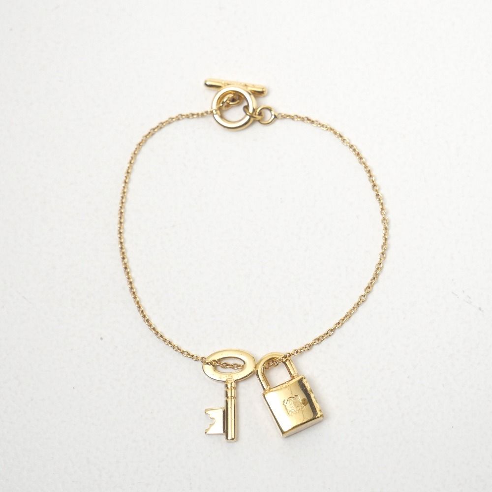 Loewe Bracelet Anagram Padlock Key Motif Chain — view 2
