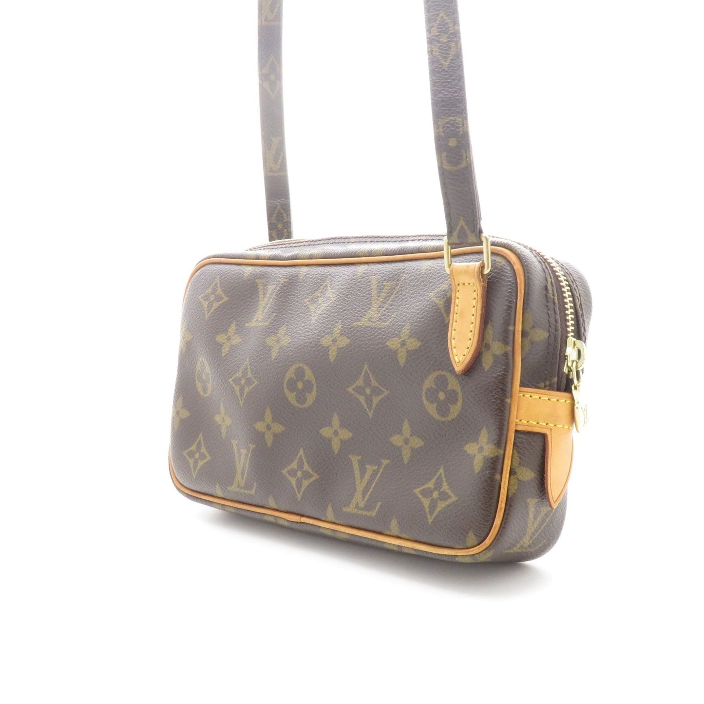 Louis Vuitton Pochette Marly Bandouliere Monogram Shoulder Bag Canvas Brown — view 2