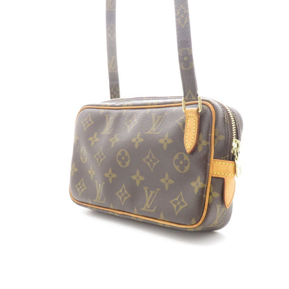 Louis Vuitton Pochette Marly Bandouliere Monogram Shoulder Bag Canvas Brown — view 2