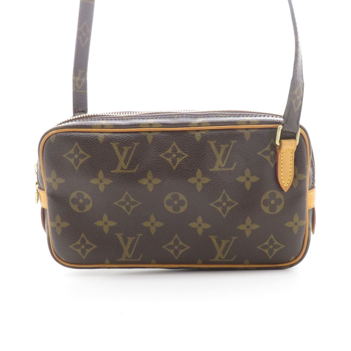 Louis Vuitton Pochette Marly Bandouliere Monogram Shoulder Bag Canvas Brown