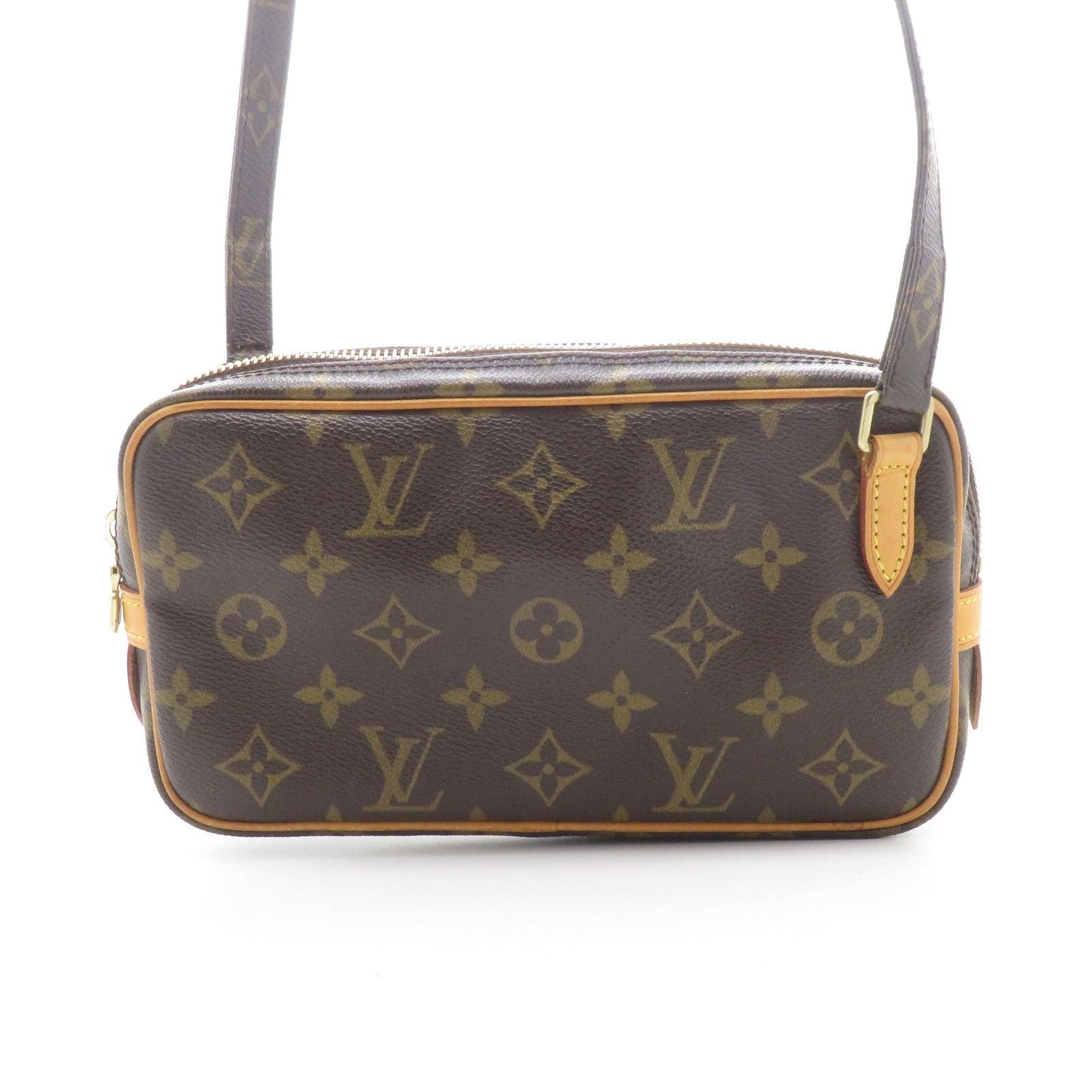 Louis Vuitton Pochette Marly Bandouliere Monogram Shoulder Bag Canvas Brown