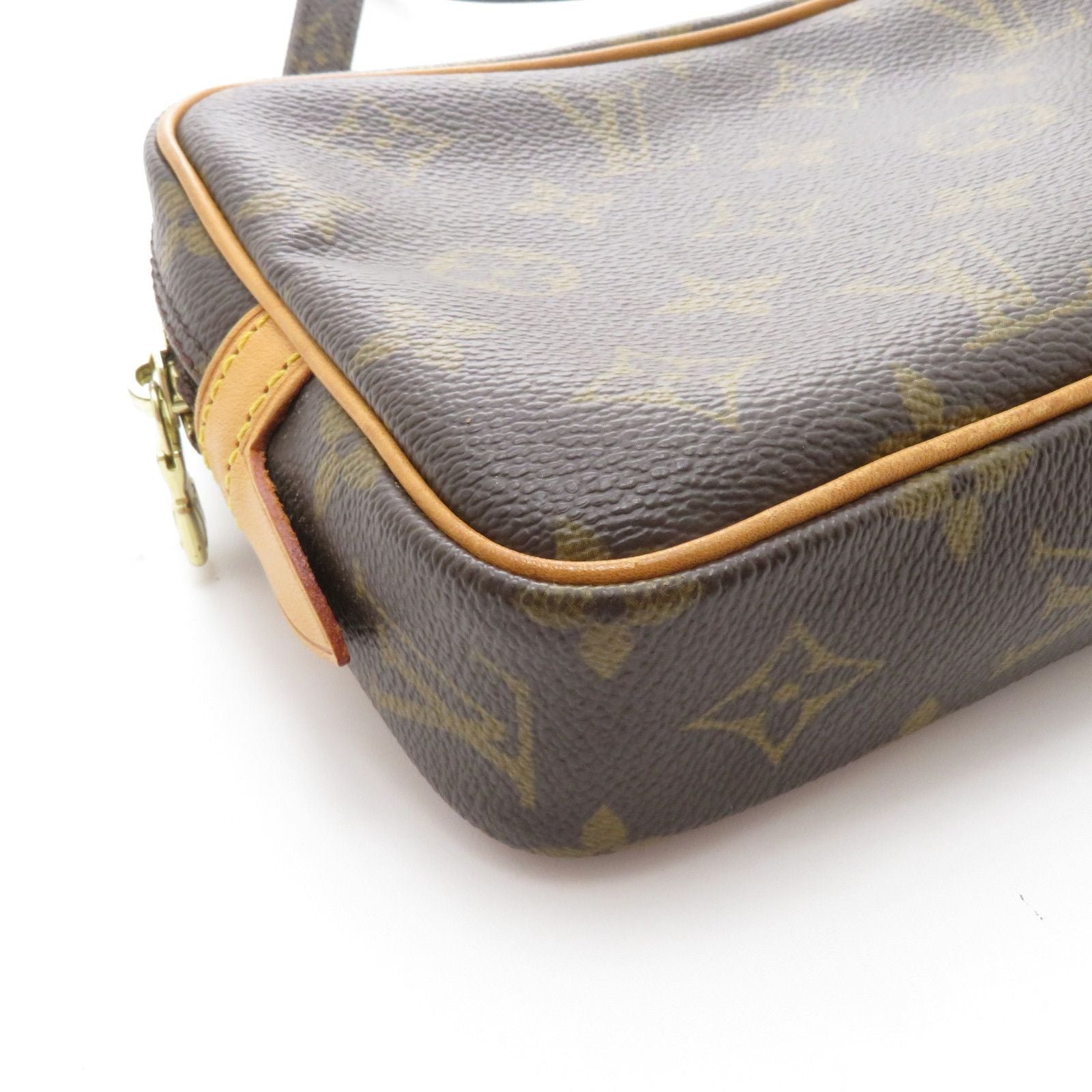 Louis Vuitton Pochette Marly Bandouliere Monogram Shoulder Bag Canvas Brown — view 6