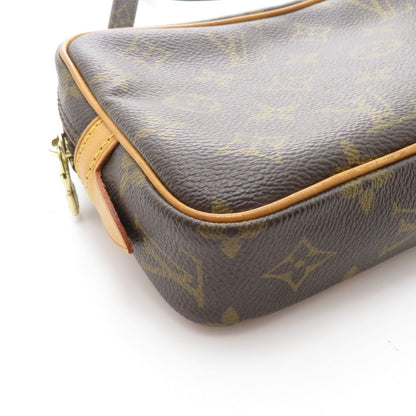 Louis Vuitton Pochette Marly Bandouliere Monogram Shoulder Bag Canvas Brown — view 6