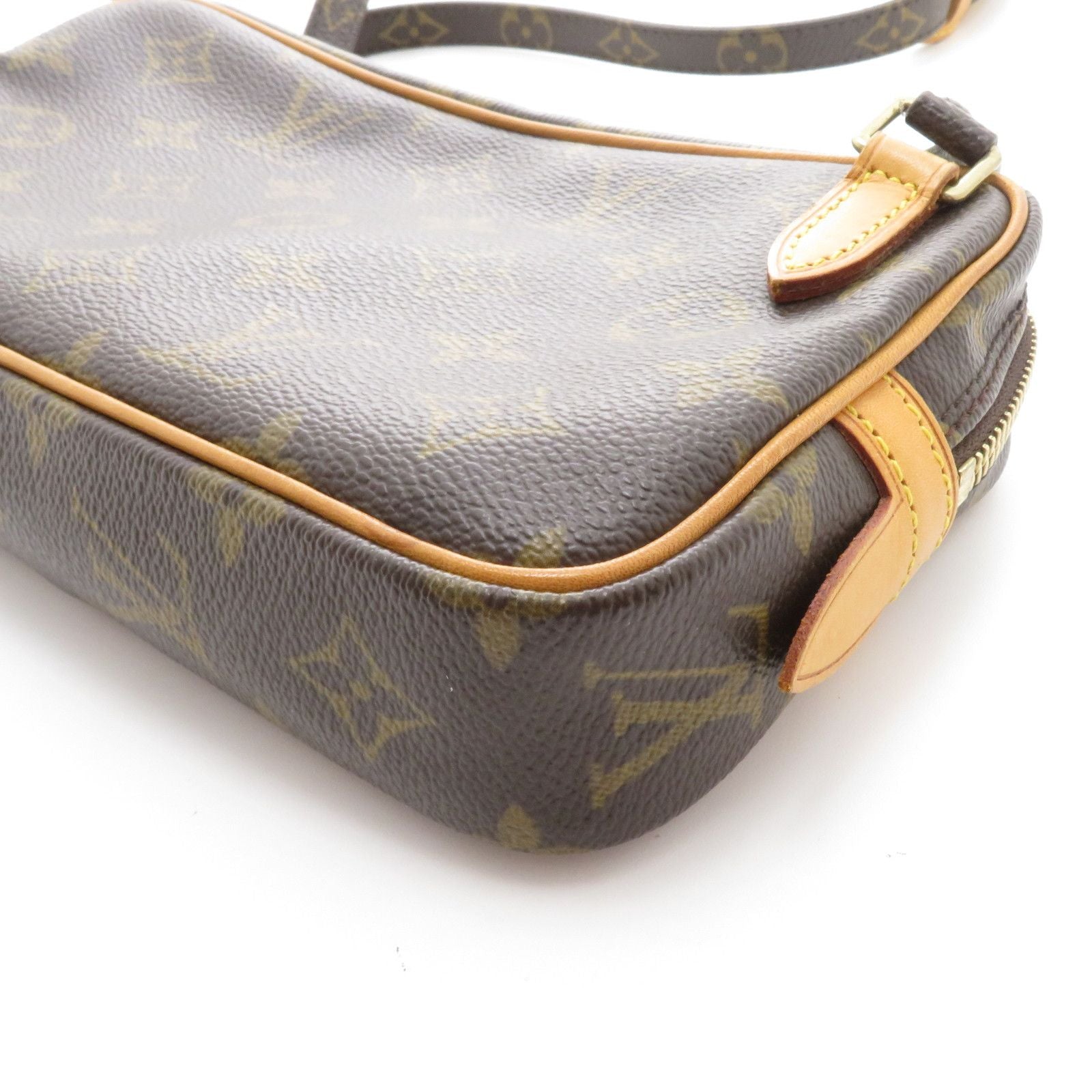 Louis Vuitton Pochette Marly Bandouliere Monogram Shoulder Bag Canvas Brown — view 5