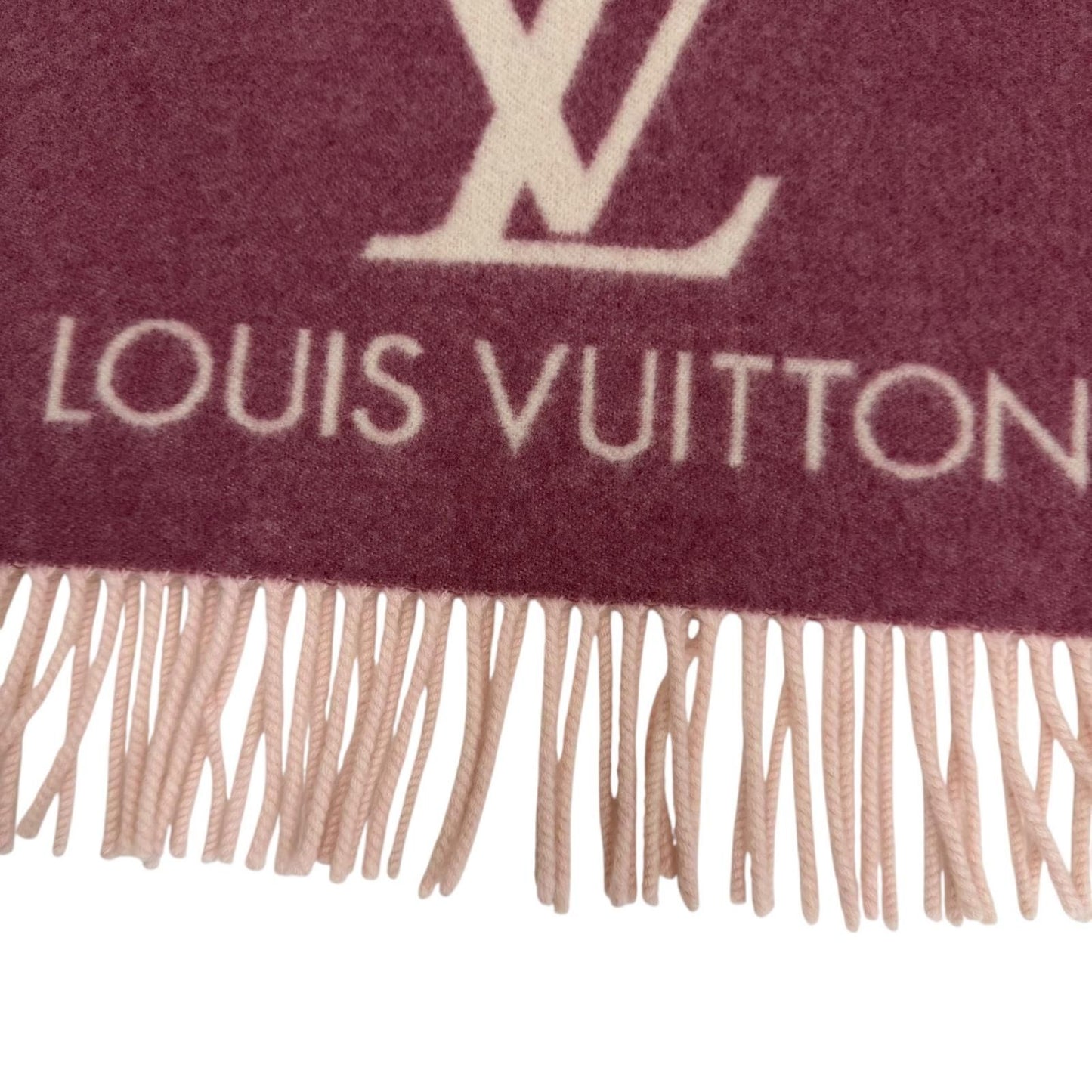 Louis Vuitton Scarf Reykjavik Gradient Cashmere 100% Rose Gray — view 5