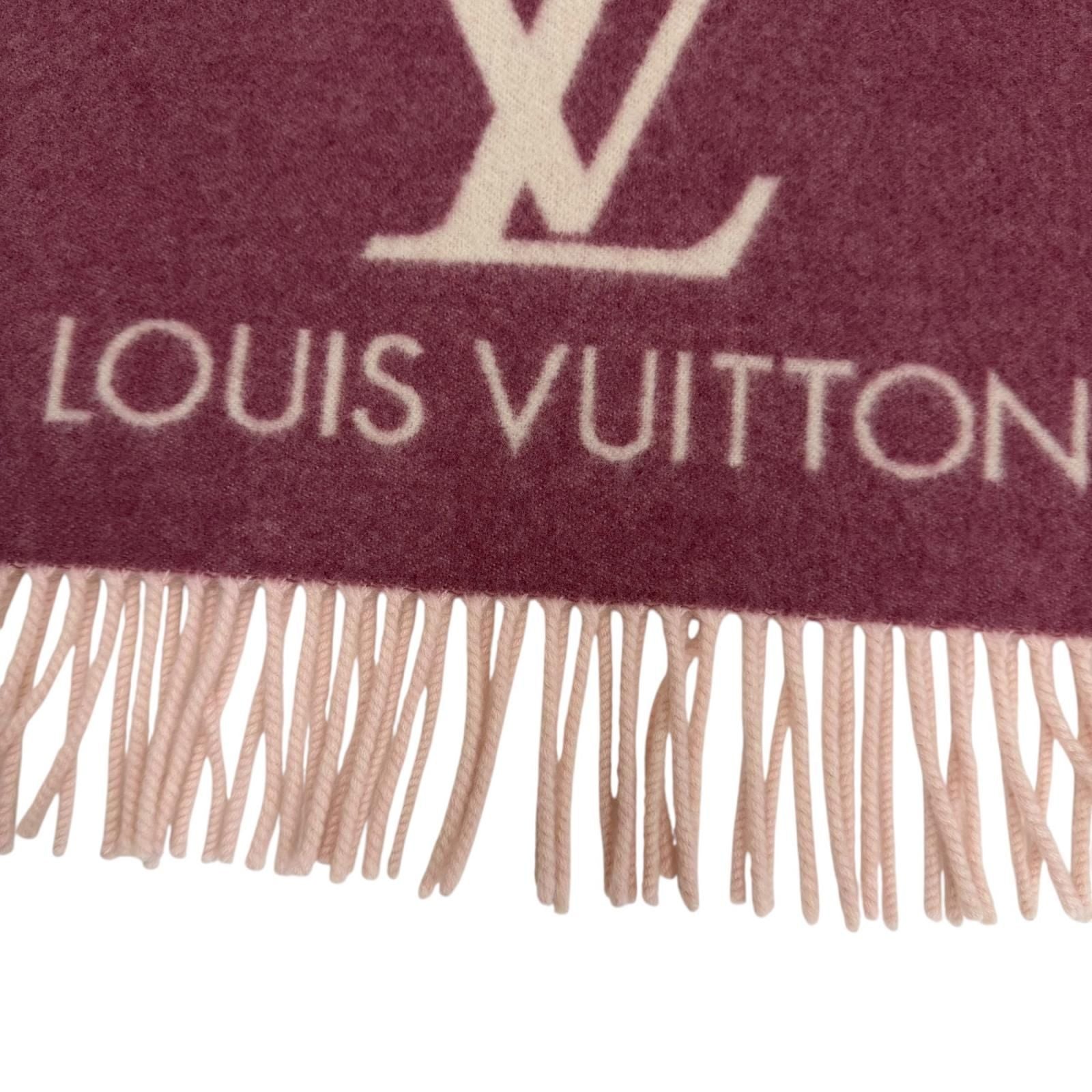 Louis Vuitton Scarf Reykjavik Gradient Cashmere 100% Rose Gray — view 5