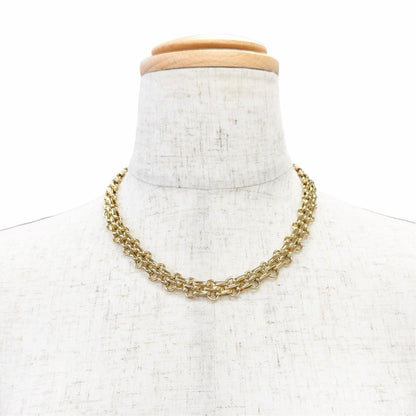 Dior Vintage Chain Choker Necklace Gold — view 2