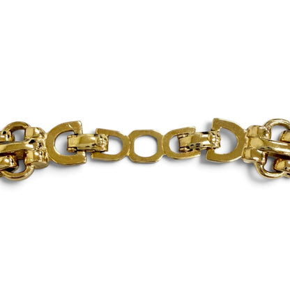 Dior Vintage Chain Choker Necklace Gold — view 4