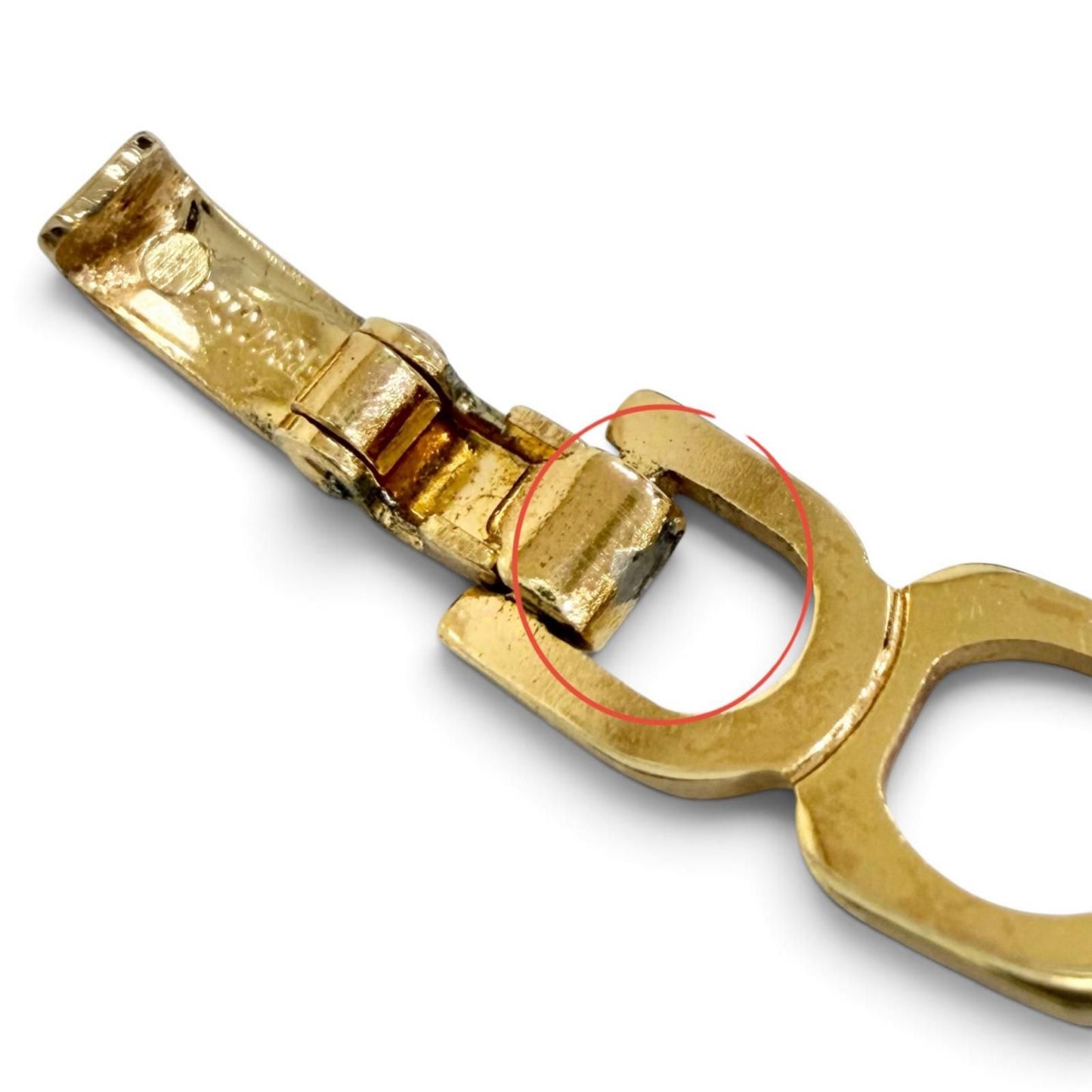 Dior Vintage Chain Choker Necklace Gold — view 8