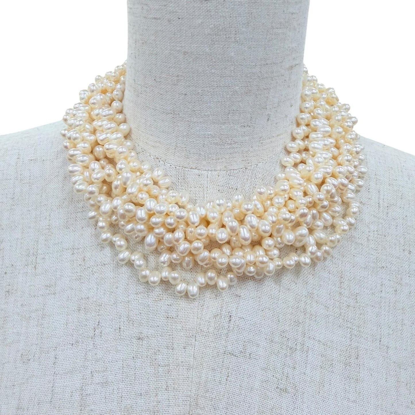 Tiffany & Co Paloma Picasso Torsade Fresh Water Pearl 925 Necklace White Silver — view 3