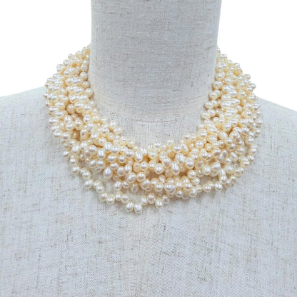 Tiffany & Co Paloma Picasso Torsade Fresh Water Pearl 925 Necklace White Silver — view 3