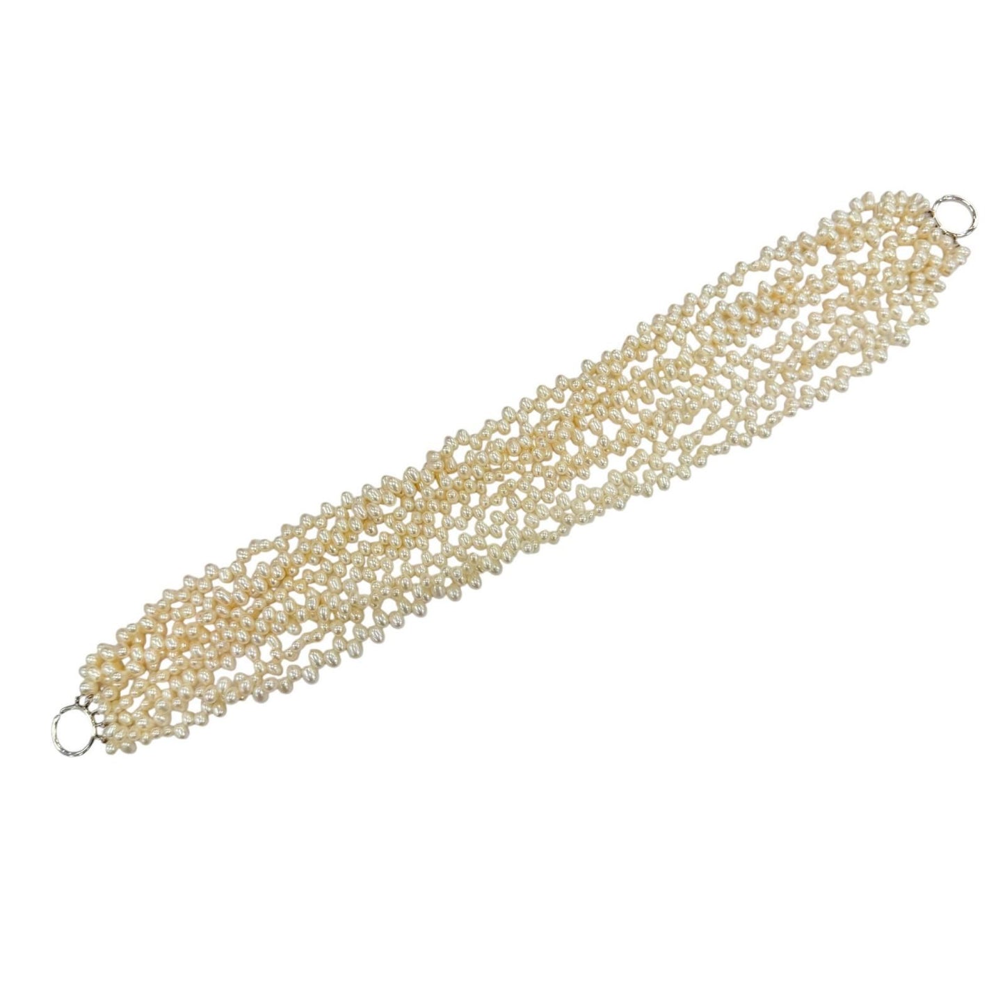 Tiffany & Co Paloma Picasso Torsade Fresh Water Pearl 925 Necklace White Silver — view 4