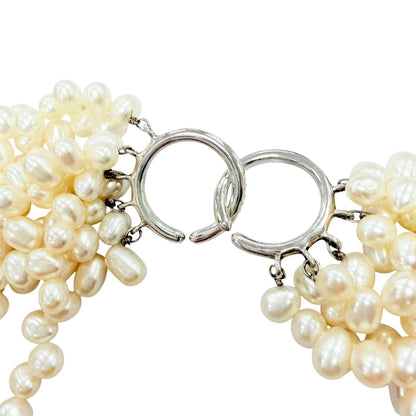 Tiffany & Co Paloma Picasso Torsade Fresh Water Pearl 925 Necklace White Silver — view 6