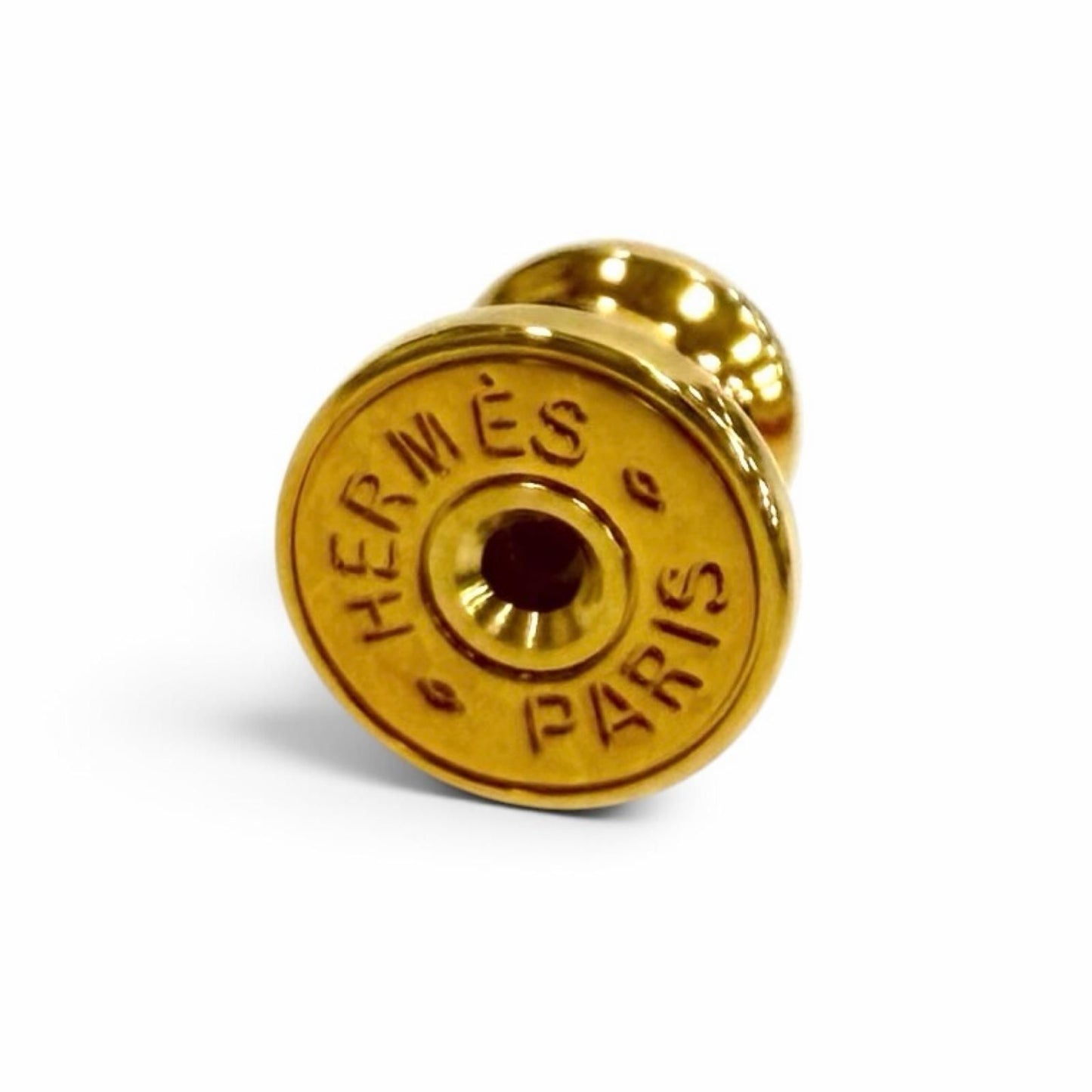 Hermes Earrings Mini Pop H Design Gold Pink — view 6