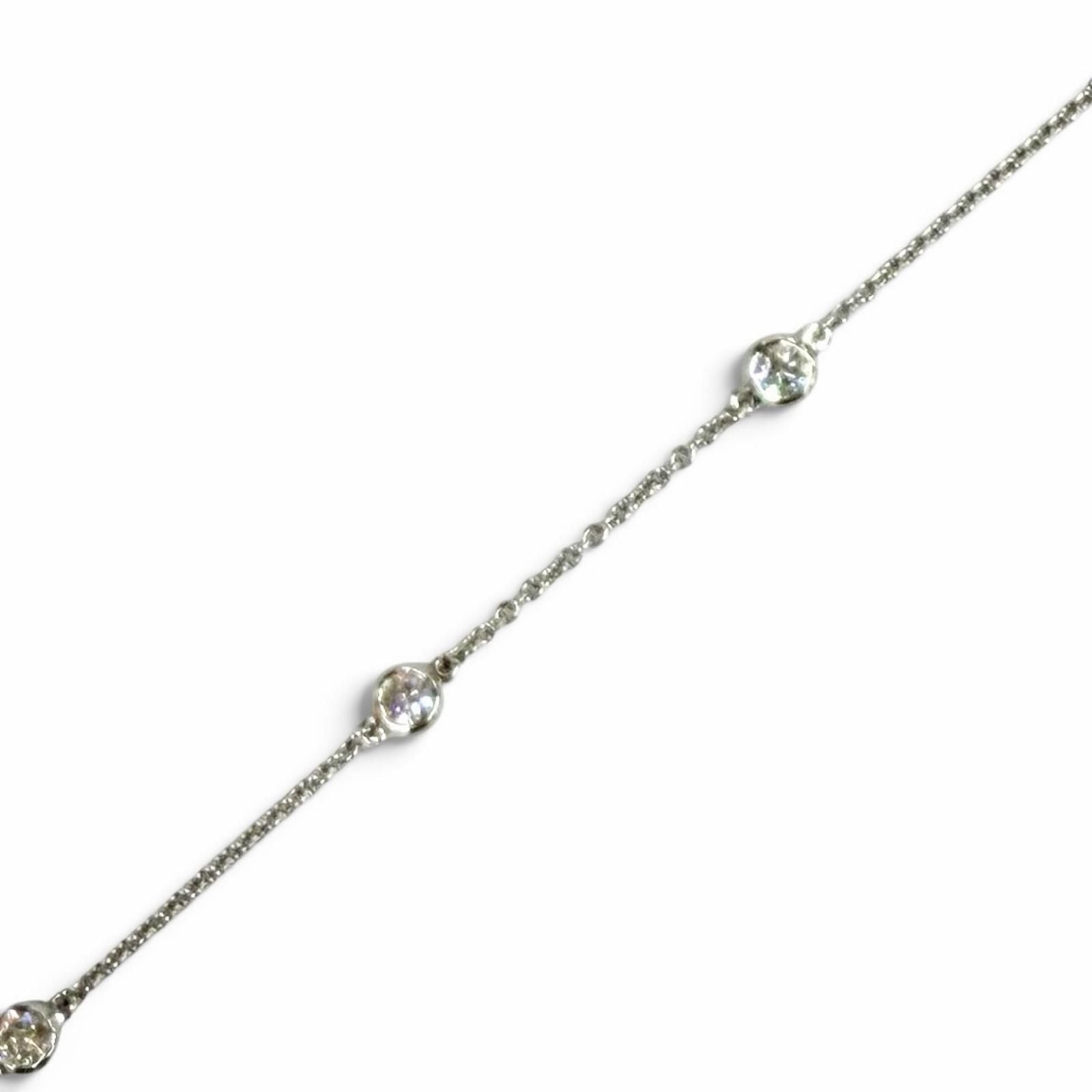 Tiffany & Co Elsa Peretti Diamond by the Yard Bracelet Frame Included — view 6