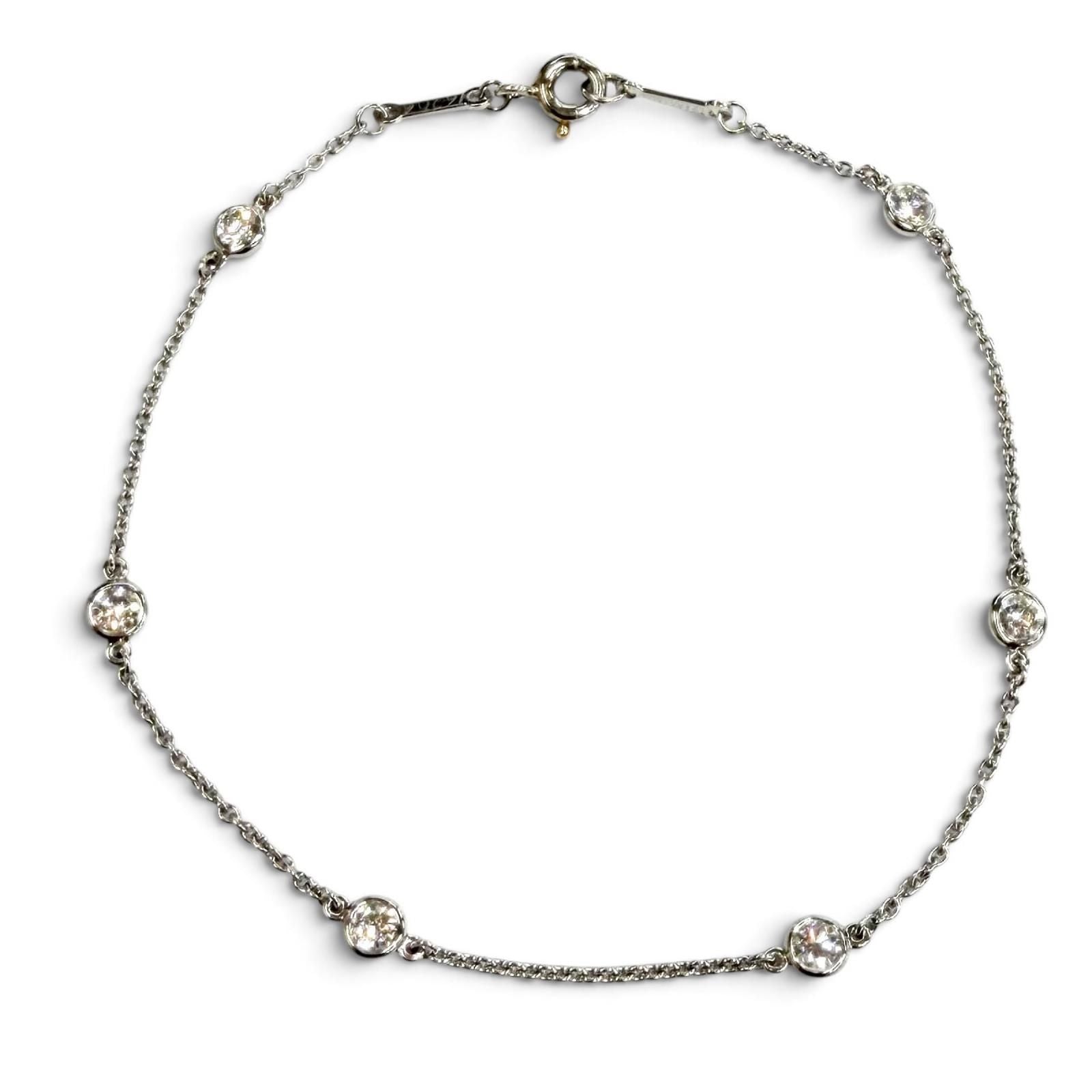 Tiffany & Co Elsa Peretti Diamond by the Yard Bracelet Frame Included