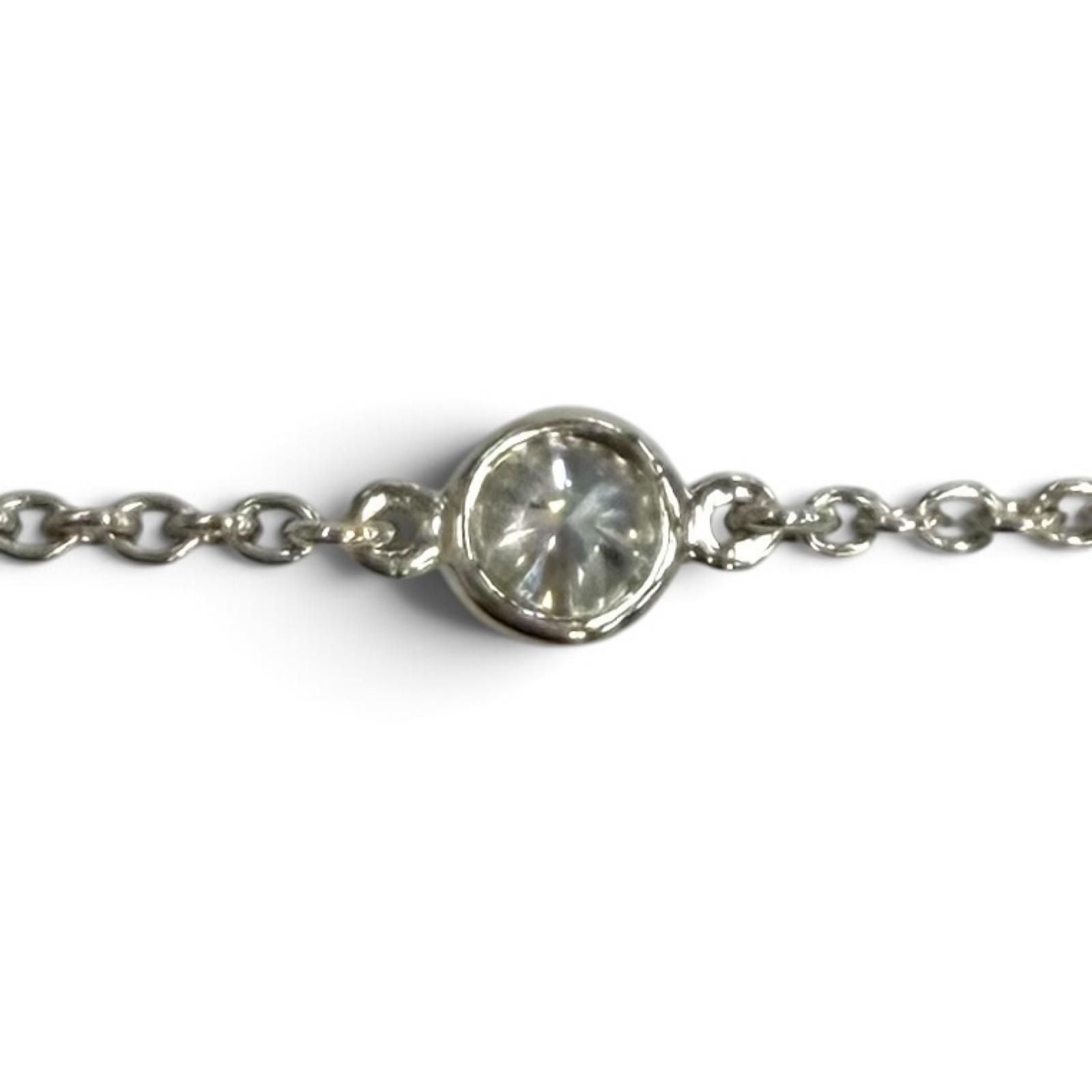 Tiffany & Co Elsa Peretti Diamond by the Yard Bracelet Frame Included — view 4