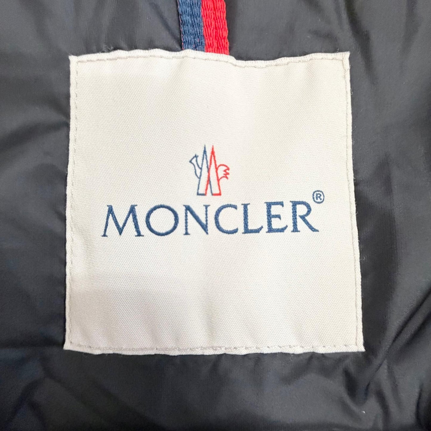 Moncler Hermifur Elmifur Logo Patch Fur Hooded Down Coat Black — view 8