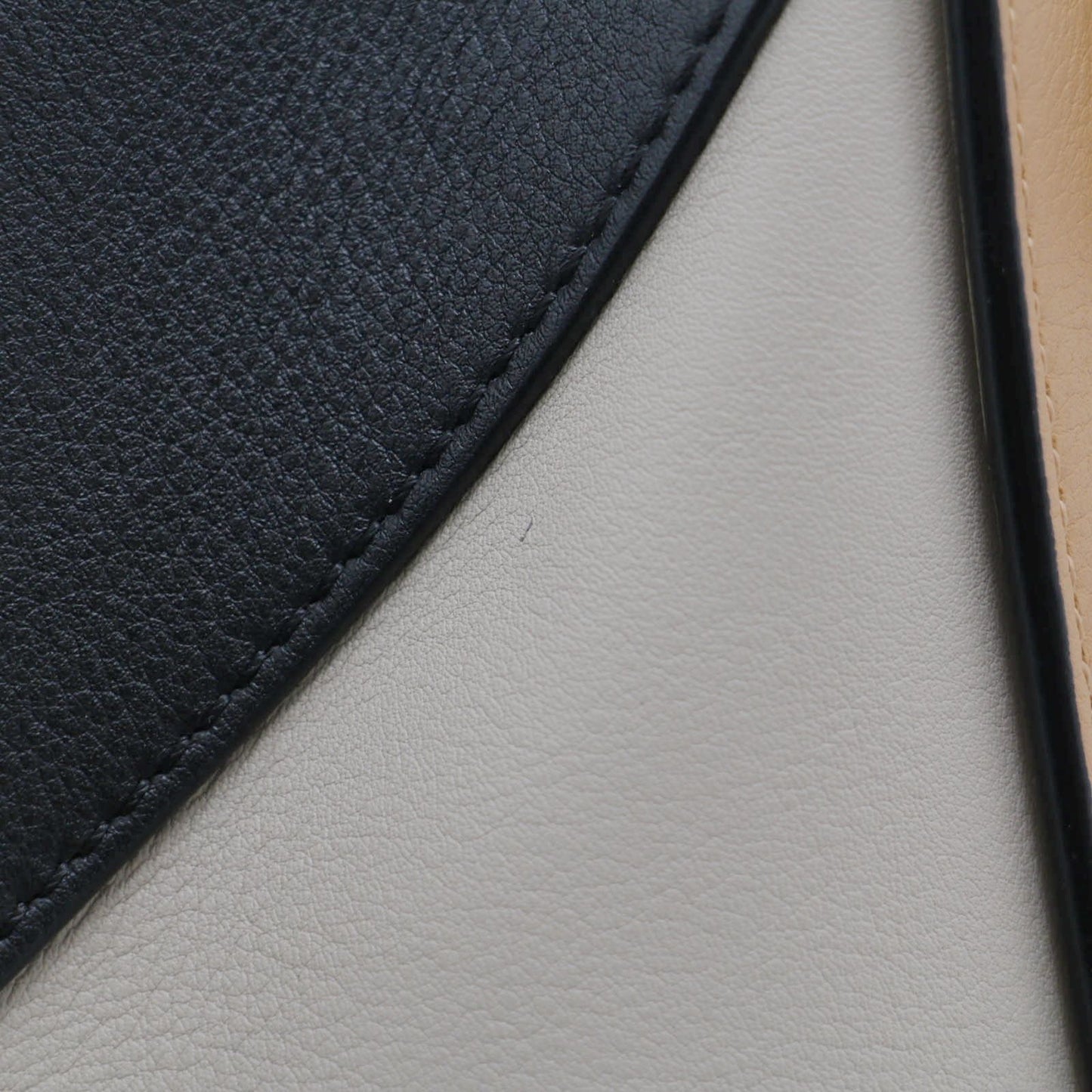 Loewe Hammock Small Brown Beige Black Calfskin Shoulder Bag — view 6