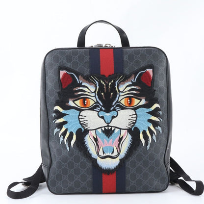 Gucci GG Supreme Angry Cat Leather