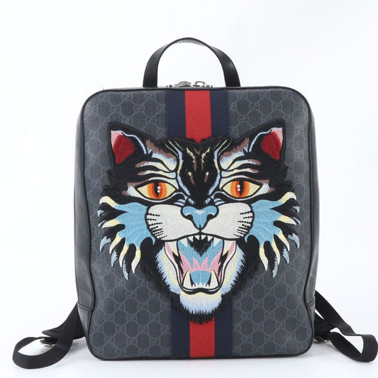 Gucci GG Supreme Angry Cat Leather