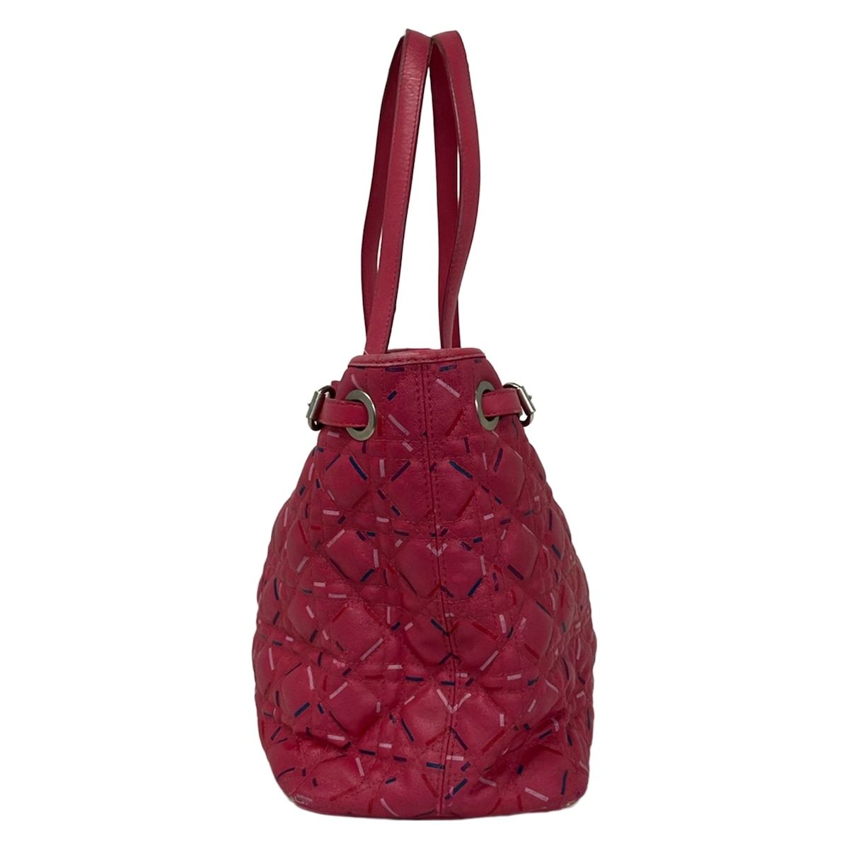 Dior Tote Bag Panarea Pink Navy Light Leather — view 2