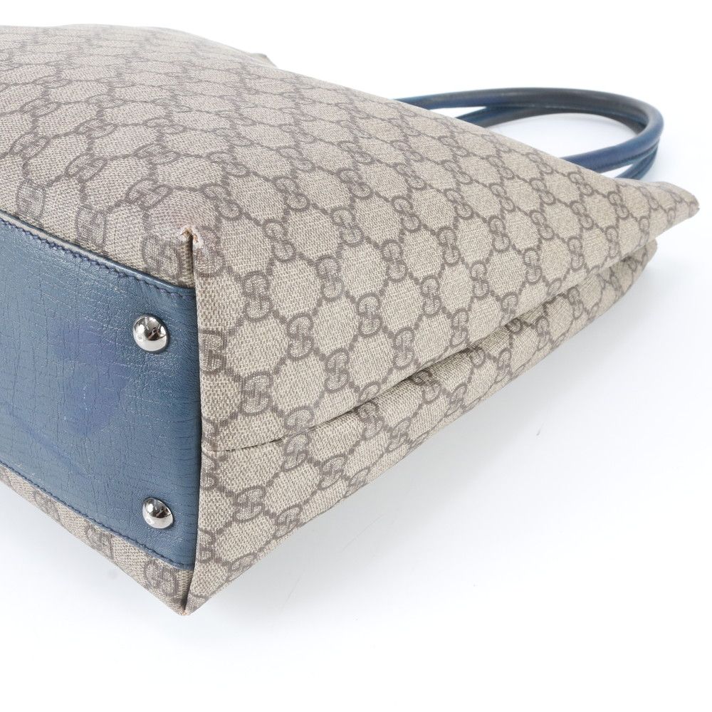 Gucci GG Supreme Leather Tote Bag Shoulder Business Document — view 4