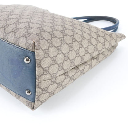 Gucci GG Supreme Leather Tote Bag Shoulder Business Document — view 4