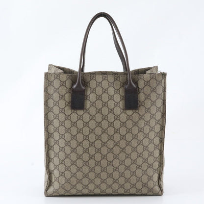 Gucci GG Supreme Leather Tote Bag Shoulder Business Document — view 3