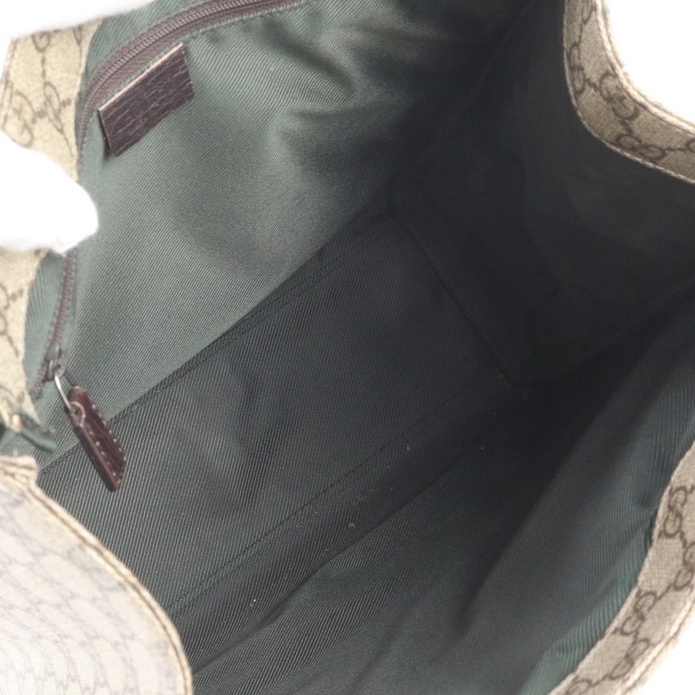 Gucci GG Supreme Leather Tote Bag Shoulder Business Document — view 7