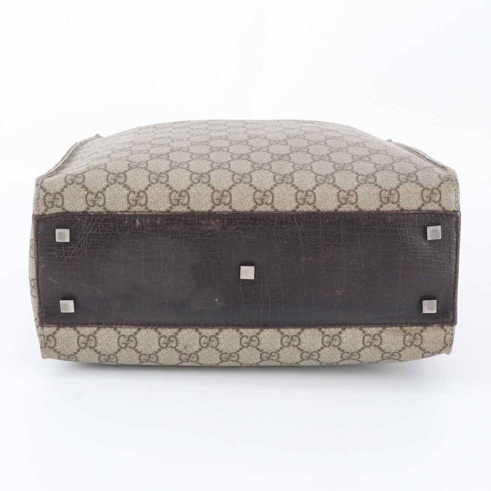 Gucci GG Supreme Leather Tote Bag Shoulder Business Document — view 6