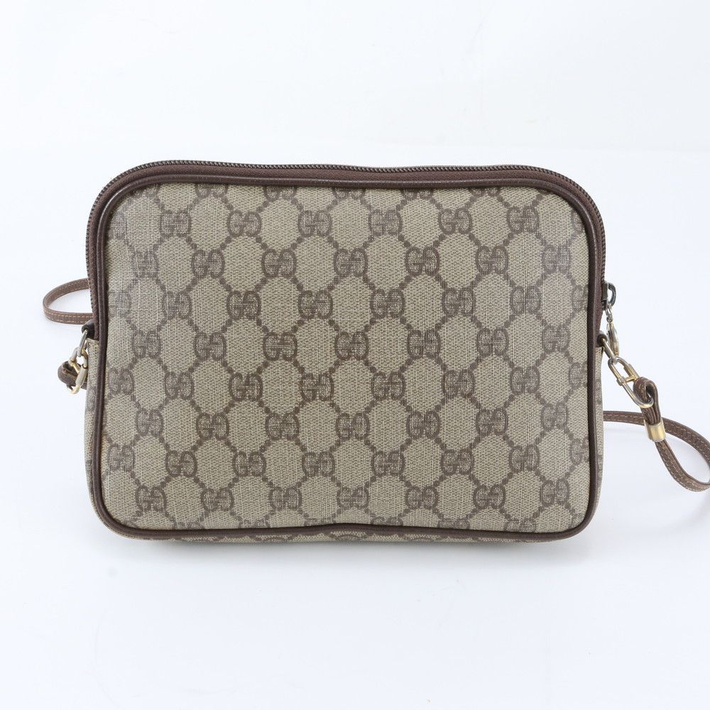 Gucci Vintage GG Supreme 004 58 Leather Shoulder Bag Crossbody Hand — view 3
