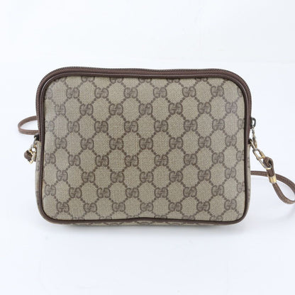 Gucci Vintage GG Supreme 004 58 Leather Shoulder Bag Crossbody Hand — view 3