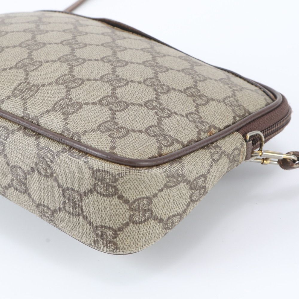 Gucci Vintage GG Supreme 004 58 Leather Shoulder Bag Crossbody Hand — view 4