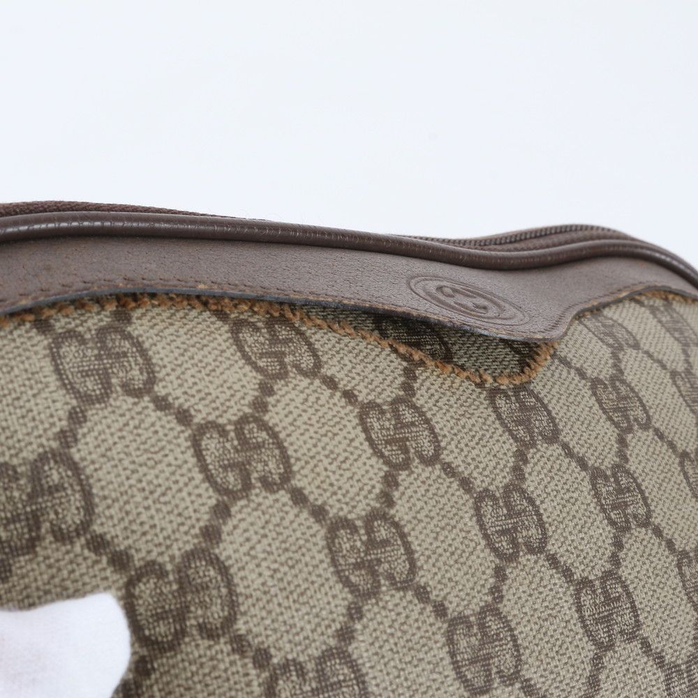 Gucci Vintage GG Supreme 004 58 Leather Shoulder Bag Crossbody Hand — view 8