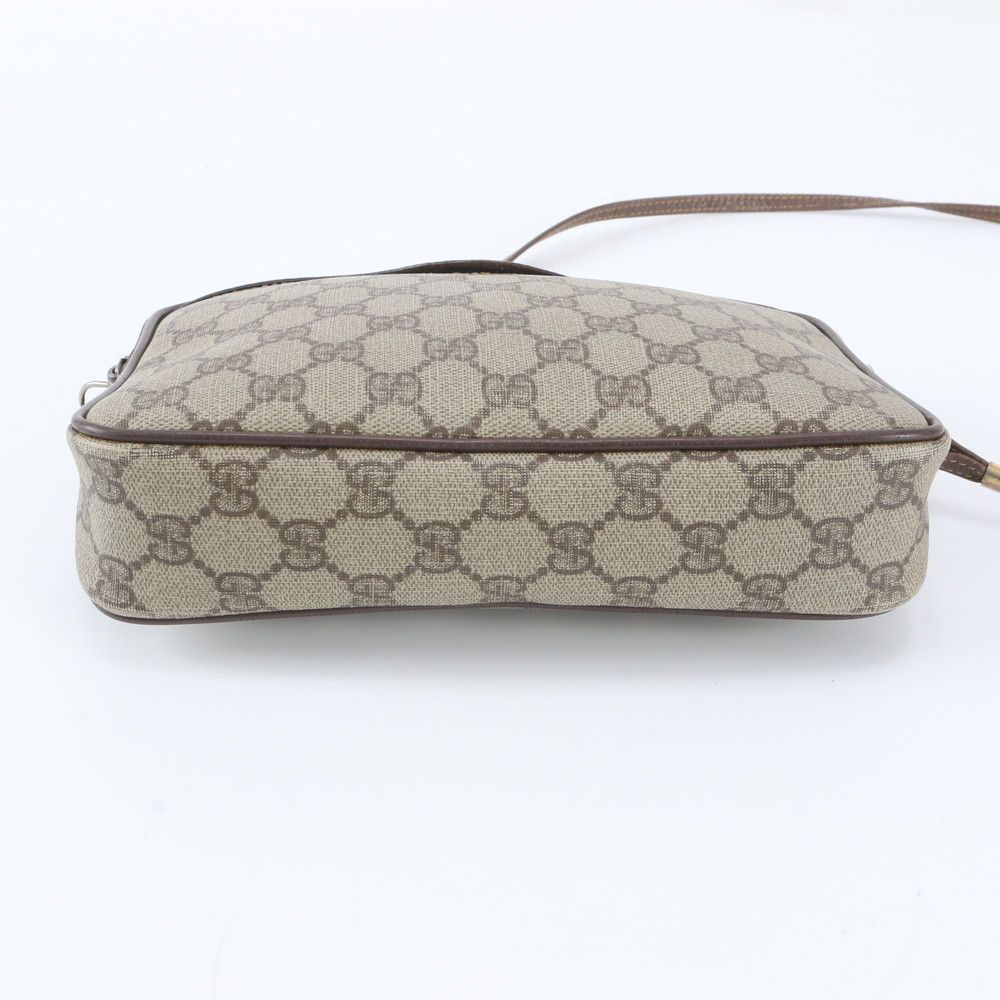 Gucci Vintage GG Supreme 004 58 Leather Shoulder Bag Crossbody Hand — view 5