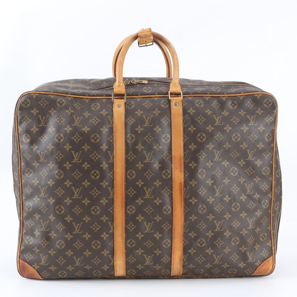 Louis Vuitton Monogram Sirius 55 Leather Boston Bag Tote Carry — view 3