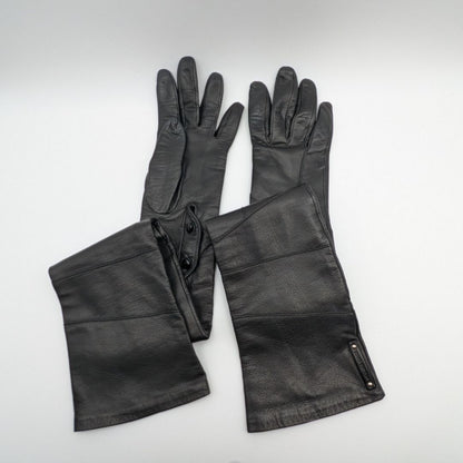 Louis Vuitton Gloves Long Leather Black Sheep