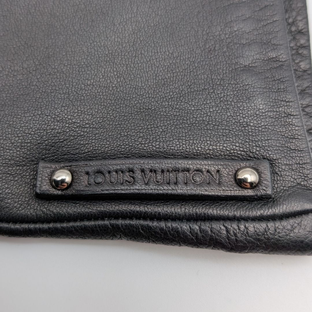 Louis Vuitton Gloves Long Leather Black Sheep — view 8