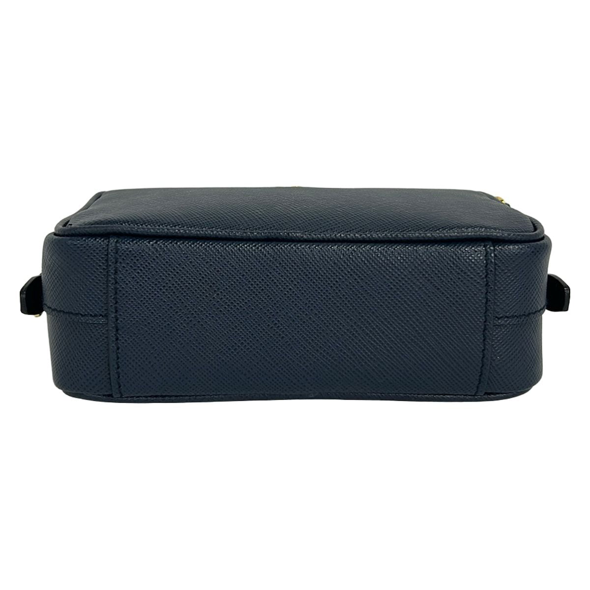 Prada Shoulder Bag Dark Navy Leather — view 5