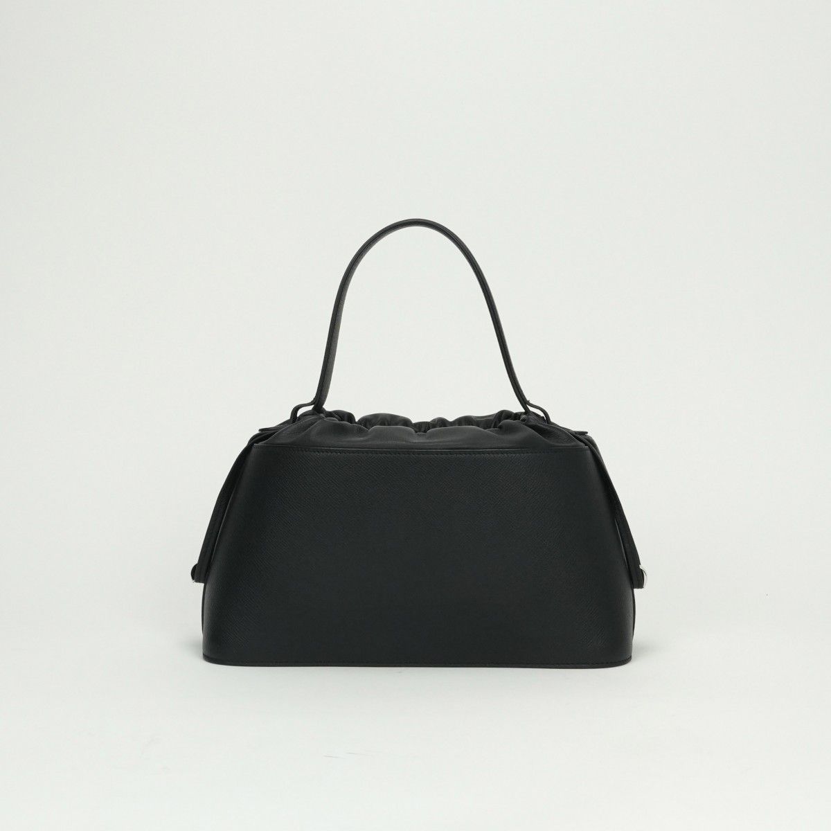 Hermes de Paris Tote Epsom Noir Black Silver Handbag