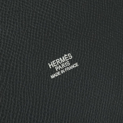 Hermes de Paris Tote Epsom Noir Black Silver Handbag — view 6