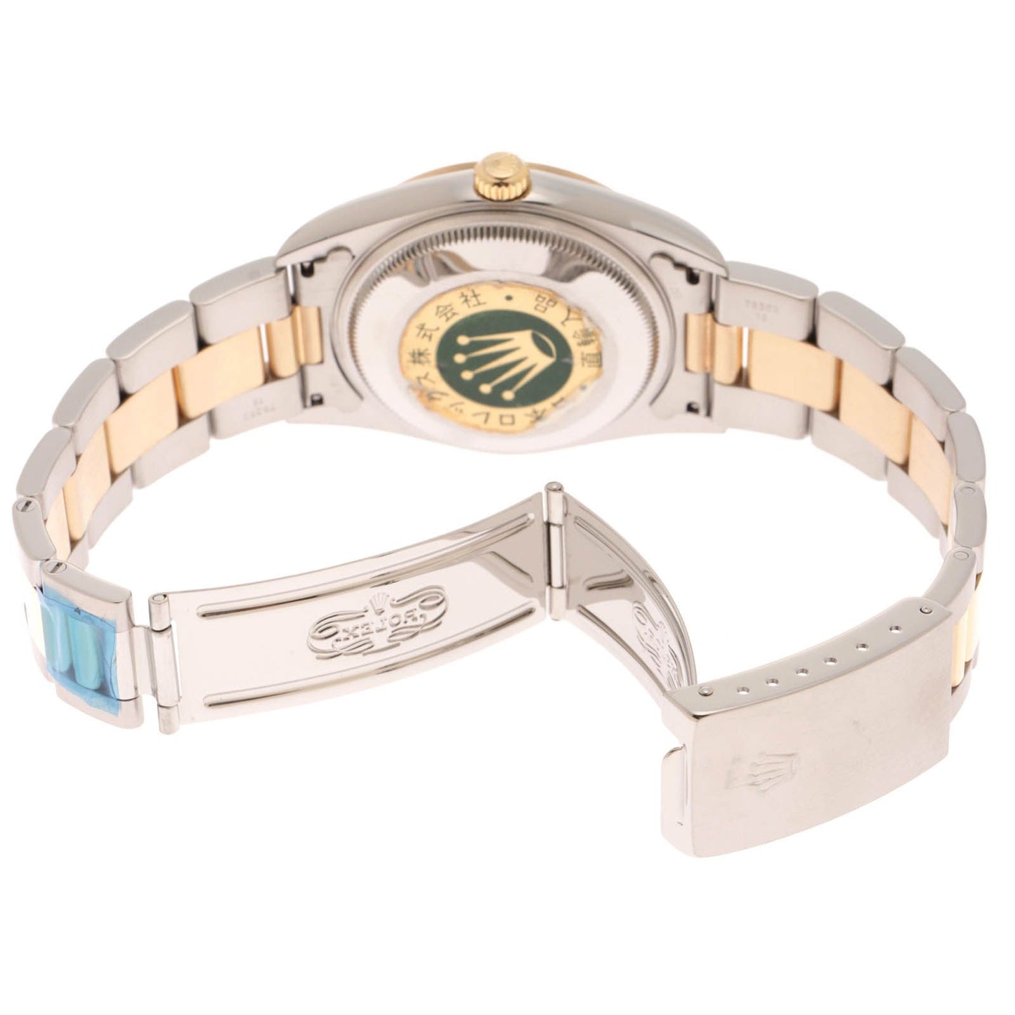 Rolex Perpetual Date Gray 18k Yellow Gold Stainless Steel Automatic — view 4