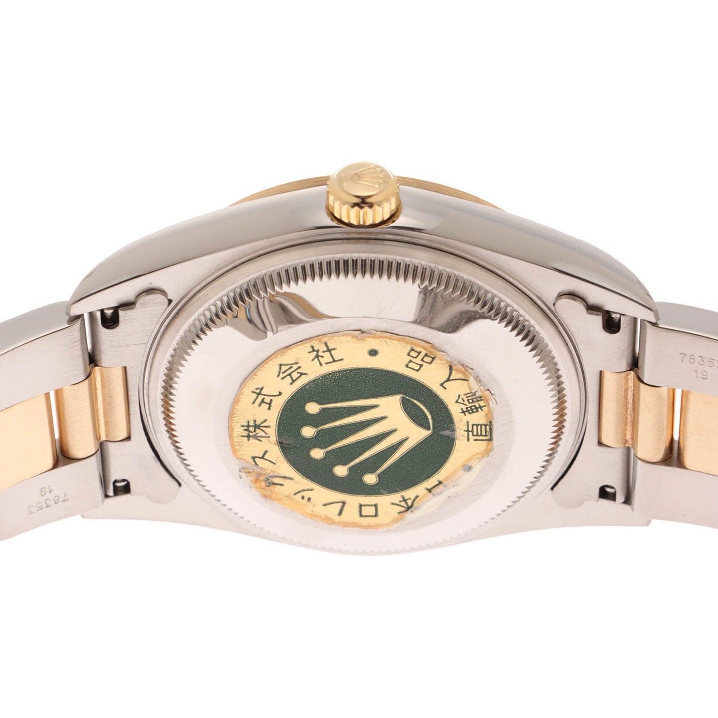 Rolex Perpetual Date Gray 18k Yellow Gold Stainless Steel Automatic — view 5