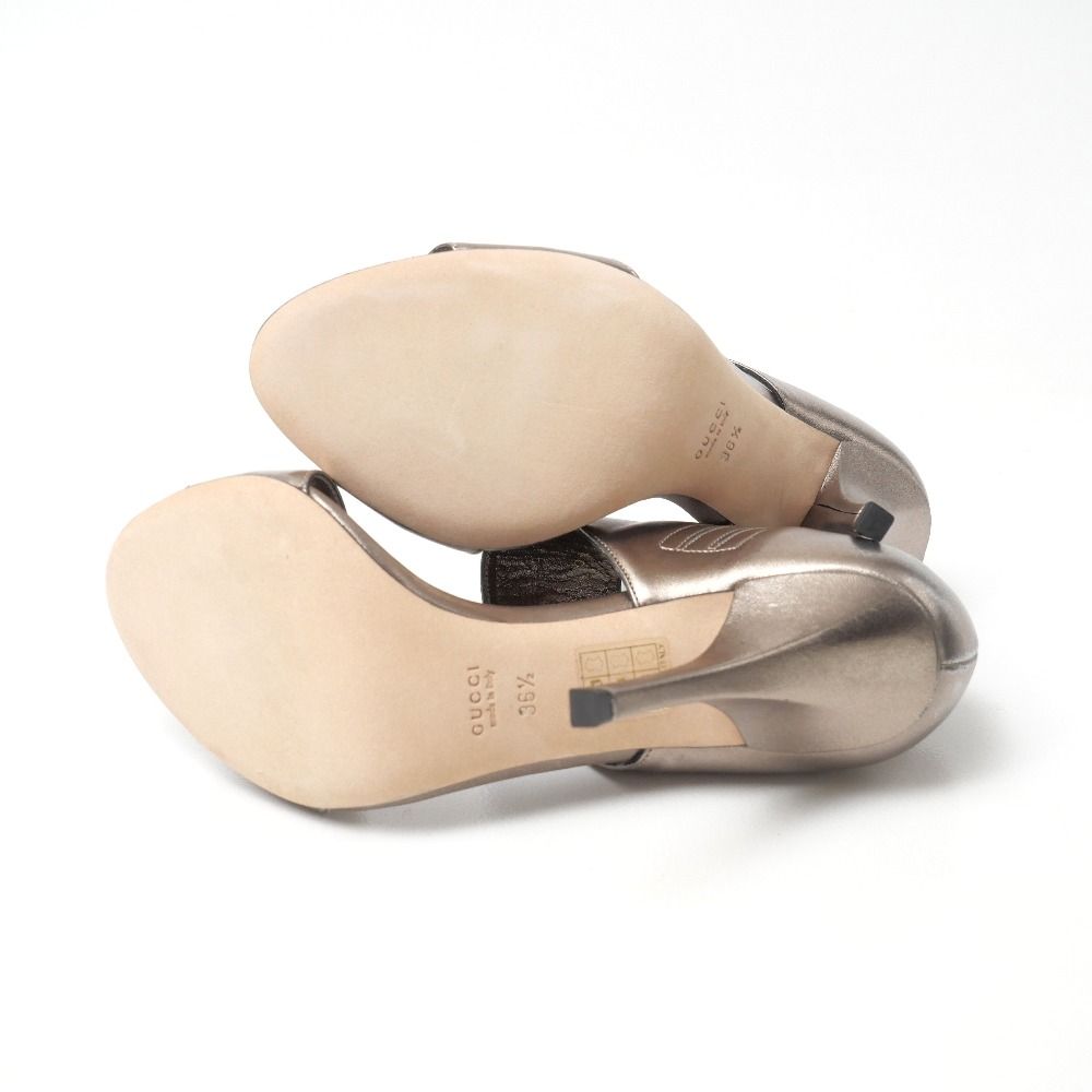 Gucci Sandals Side Zip High Heels RB — view 7