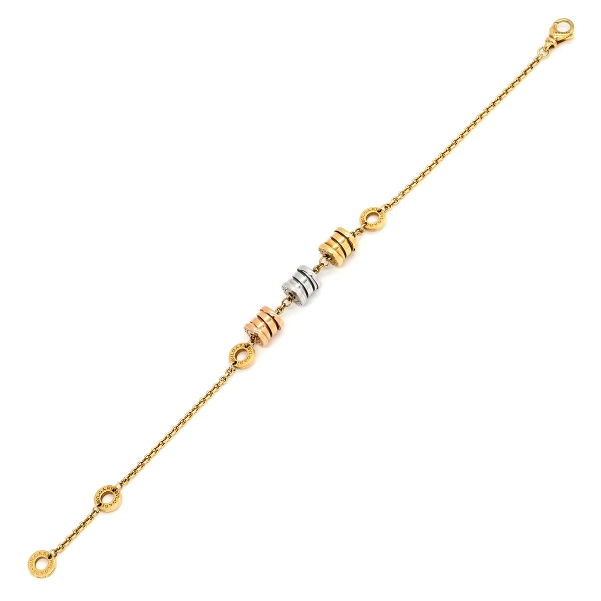 Bvlgari Bracelet B.zero1 Three Element Yellow Gold Pink White WG YG PG — view 2