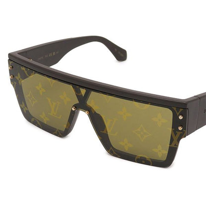 Louis Vuitton Sunglasses LV Waimea L Acetate Chocolate Brown Gold LV Signature — view 4