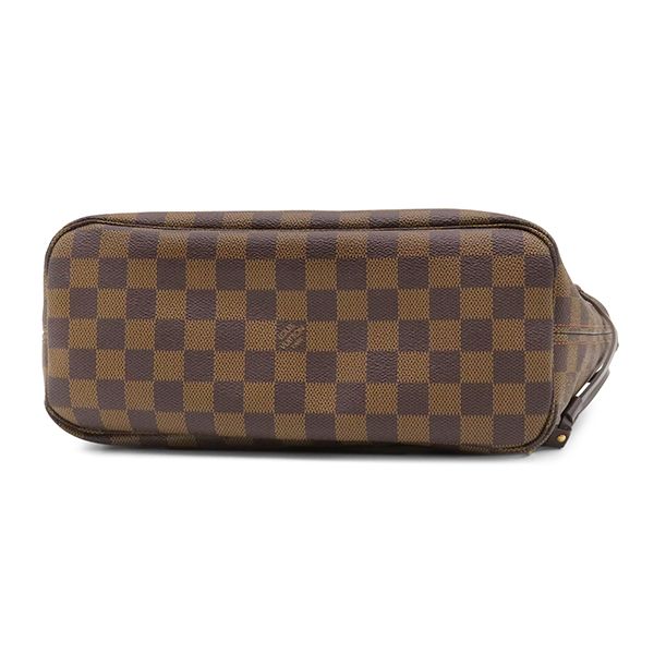 Louis Vuitton Tote Bag Neverfull PM Damier Canvas Ebene Gold Brown — view 3