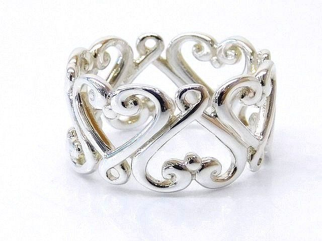 Tiffany & Co Pleaty Paloma Venice Goldoni Band Ring Silver