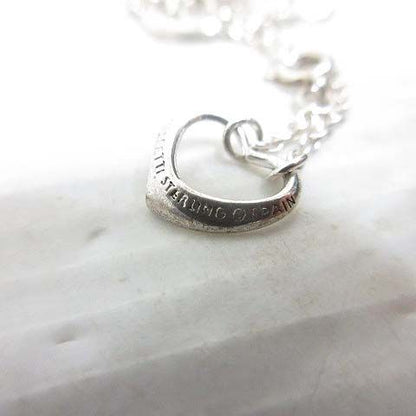 Tiffany & Co Open Heart Bracelet Silver Elsa Peretti — view 4